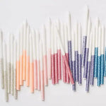 MERI MERI - Bougies Trempées À Paillettes Rose Pâle