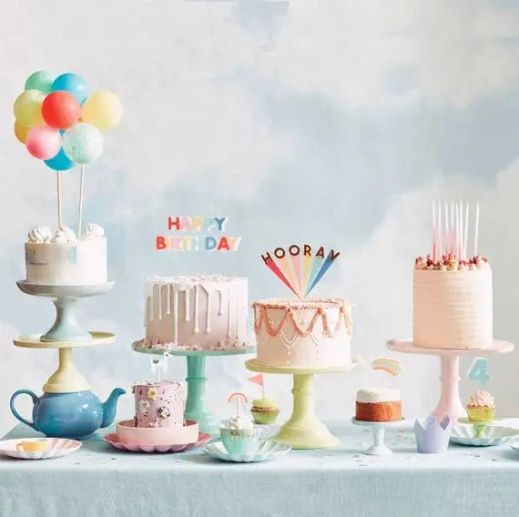 MERI MERI - Bougies Trempées À Paillettes Rose Pâle