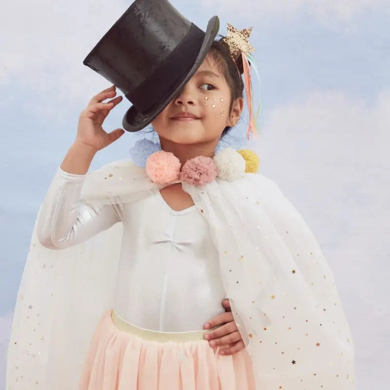 MERI MERI - Cape Avec Col Pom Pom