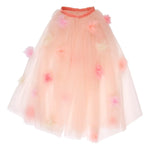 MERI MERI - Cape Florale Rose en Tulle 3 - 6 ans