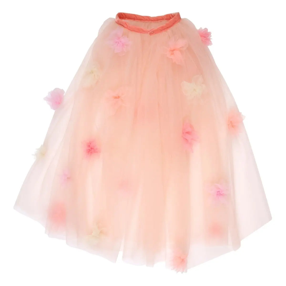 MERI MERI - Cape Florale Rose en Tulle 3 - 6 ans