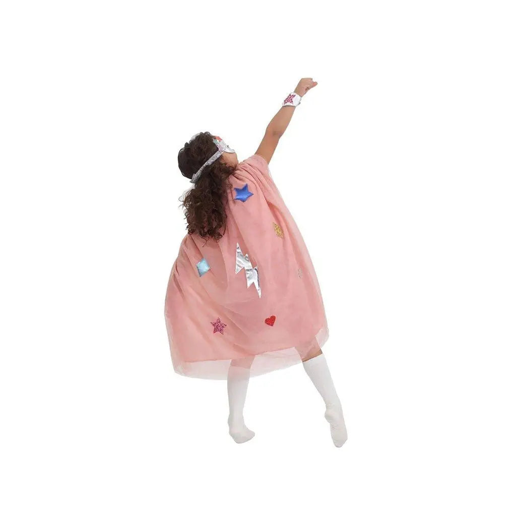 MERI MERI - Déguisement Super héros - Rose