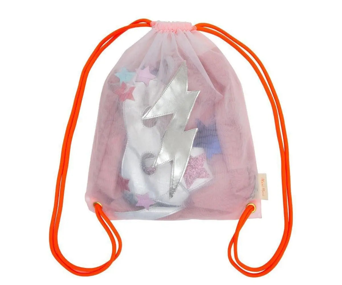 MERI MERI - Déguisement Super héros - Rose