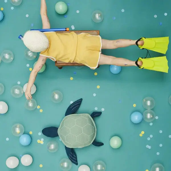 MERI MERI - Grande Peluche Louie la Tortue de Mer