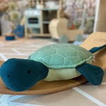 MERI MERI - Grande Peluche Louie la Tortue de Mer