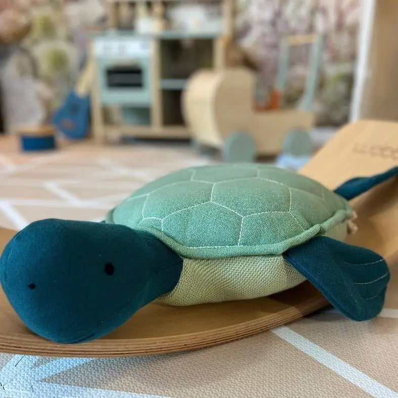 MERI MERI - Grande Peluche Louie la Tortue de Mer