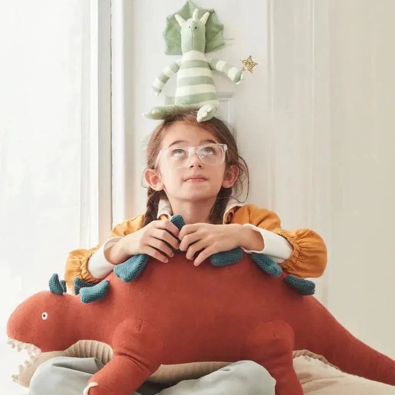 MERI MERI - Grande Peluche Stégosaure En Coton Tricotée