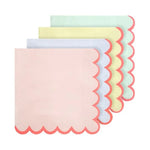 MERI MERI - Grandes Serviettes De Table Pastel Neon Edge