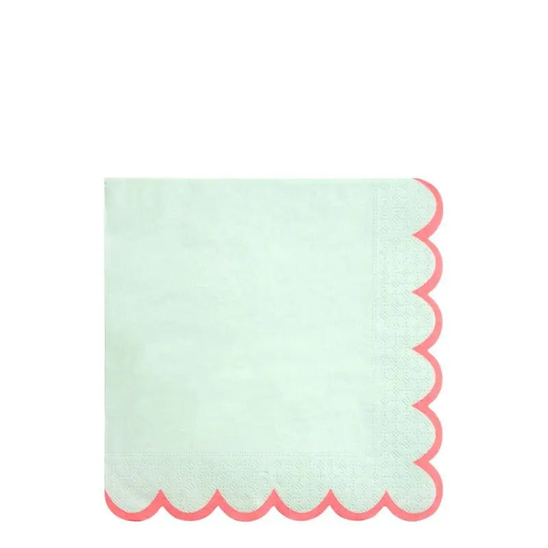 MERI MERI - Grandes Serviettes De Table Pastel Neon Edge
