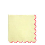 MERI MERI - Grandes Serviettes De Table Pastel Neon Edge