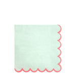 MERI MERI - Grandes Serviettes De Table Pastel Neon Edge