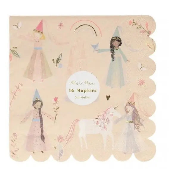 MERI MERI - Grandes Serviettes De Table Princesse