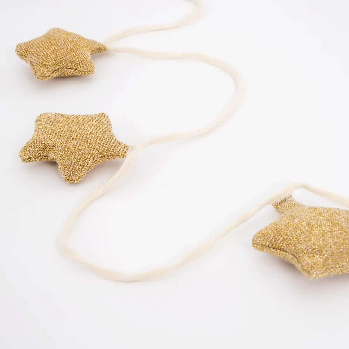 MERI MERI - Guirlande D'étoiles En Tricot Doré
