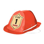 MERI MERI - Lot de 8 Chapeaux Festifs de Pompier