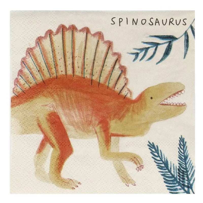 MERI MERI - Petites Serviettes De Table Dinosaur Kingdom