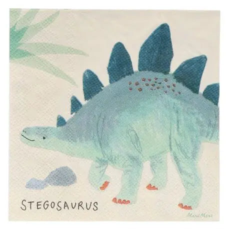 MERI MERI - Petites Serviettes De Table Dinosaur Kingdom