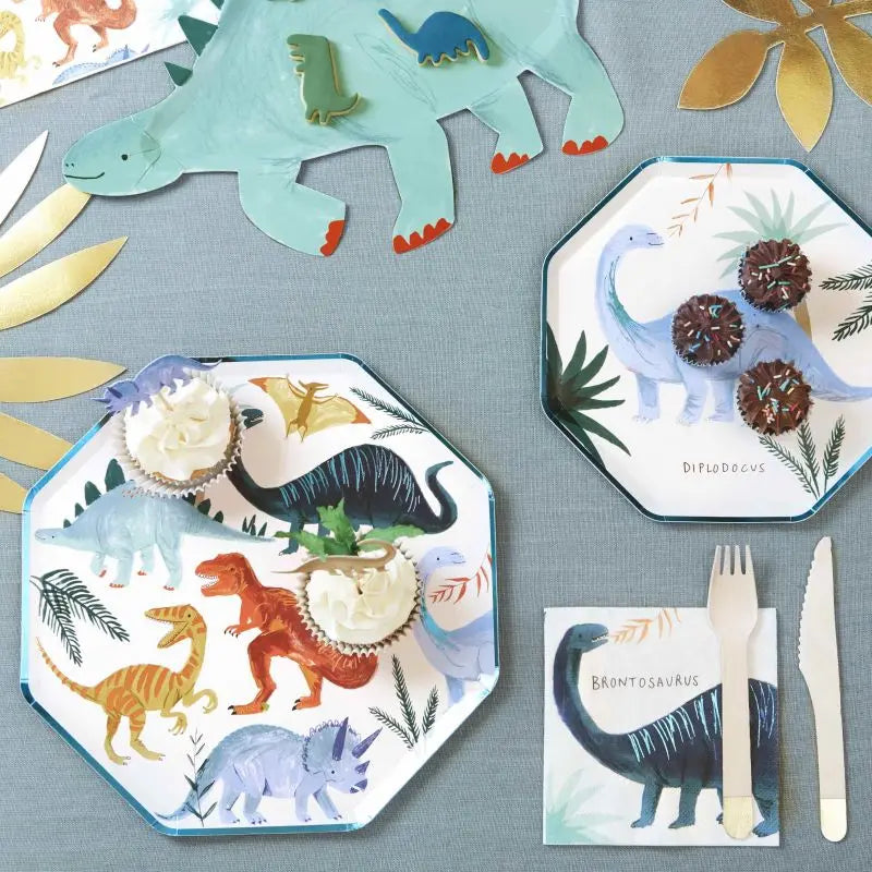 MERI MERI - Petites Serviettes De Table Dinosaur Kingdom