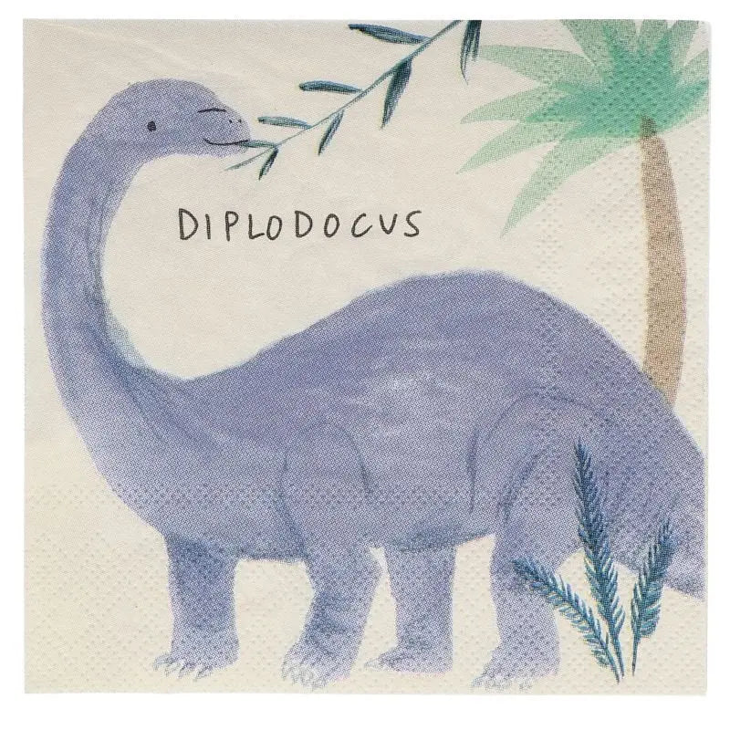 MERI MERI - Petites Serviettes De Table Dinosaur Kingdom