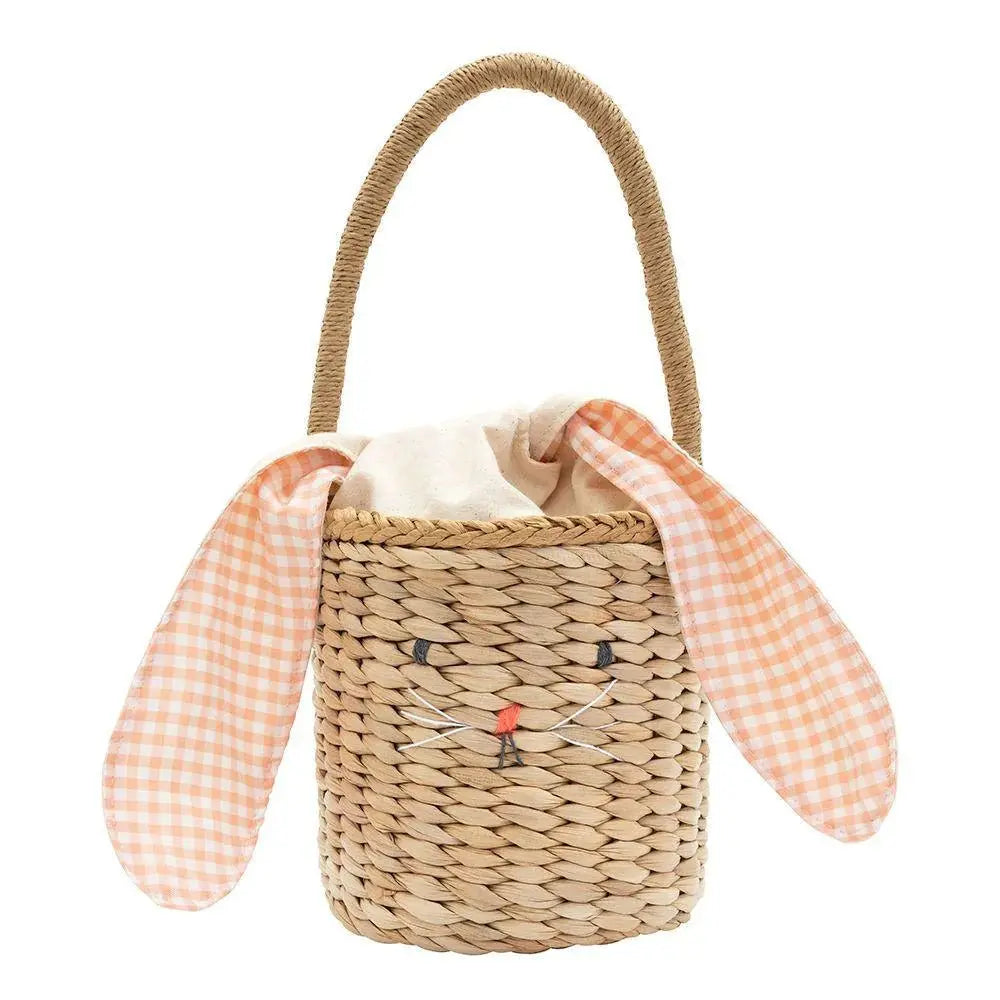 MERI MERI - Sac Panier En Paille Tressée Lapin