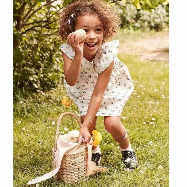 MERI MERI - Sac Panier En Paille Tressée Lapin