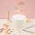 MERI MERI-Set De 2 Piques à Gâteau En Acrylique Licorne Et Arc-en-ciel-Les Petits