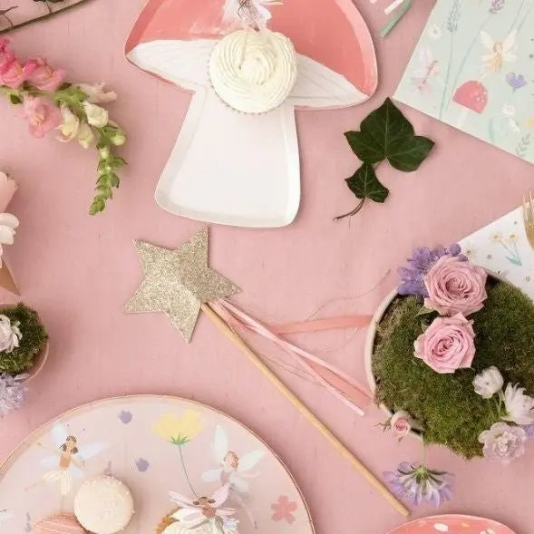 MERI MERI - Set de 8 Baguettes étoile Pailletée