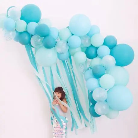 MERI MERI - Set De Ballons Et Serpentins Bleus
