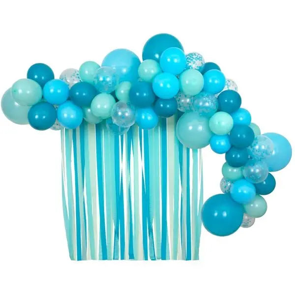 MERI MERI - Set De Ballons Et Serpentins Bleus