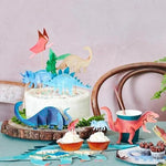 MERI MERI-Set de Toppers à Gâteaux - Royaume des Dinosaures-Les Petits