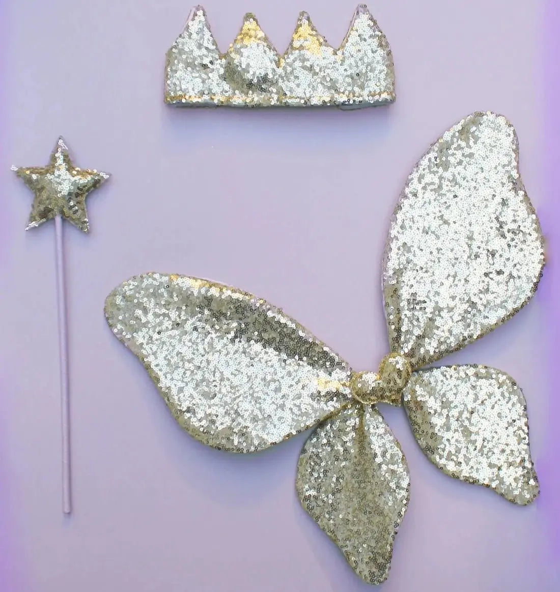 MIMI & LULA - Ailes De Fée En Paillettes Scintillantes - Or