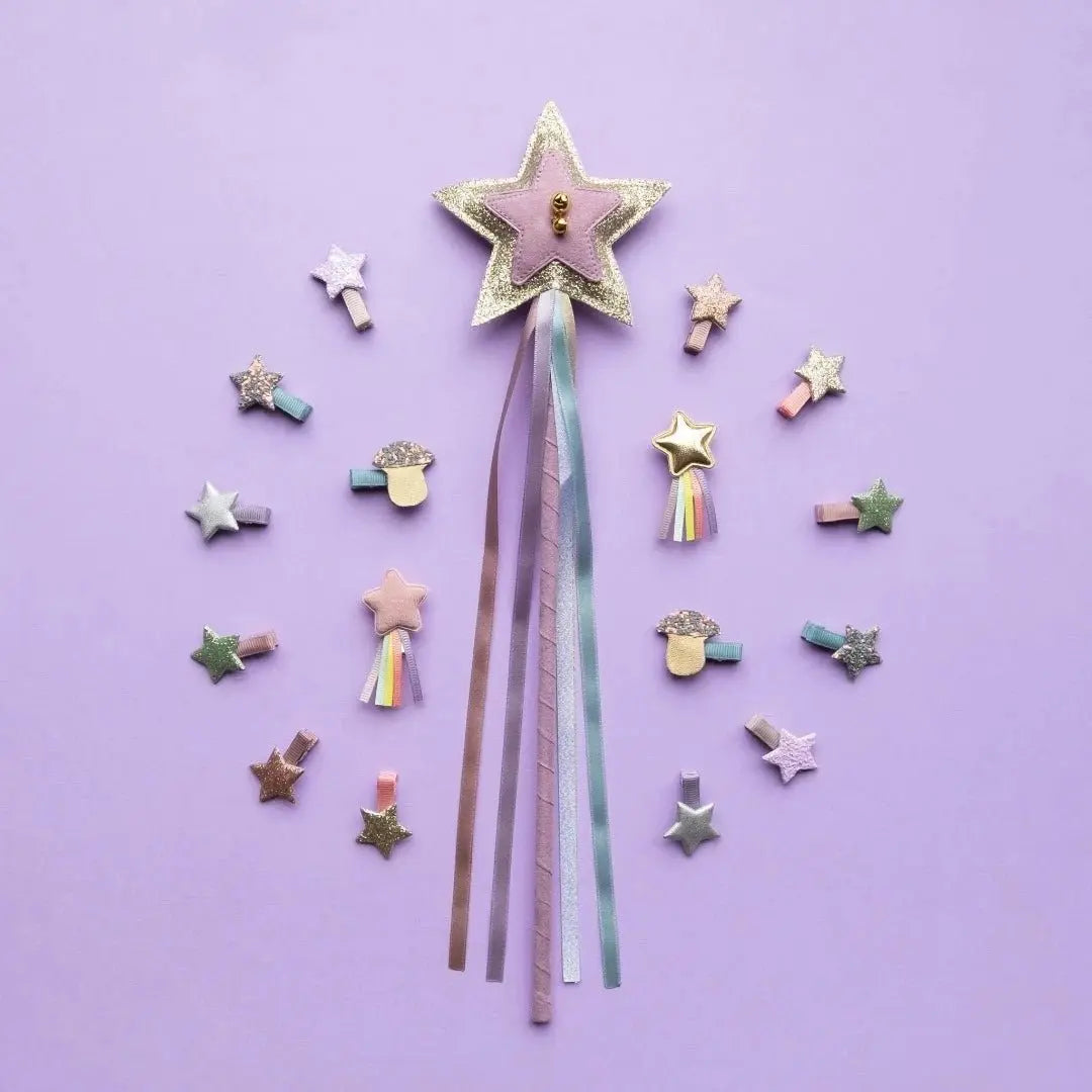 MIMI & LULA - Mini Barrettes Stellar Star - Lot De 8