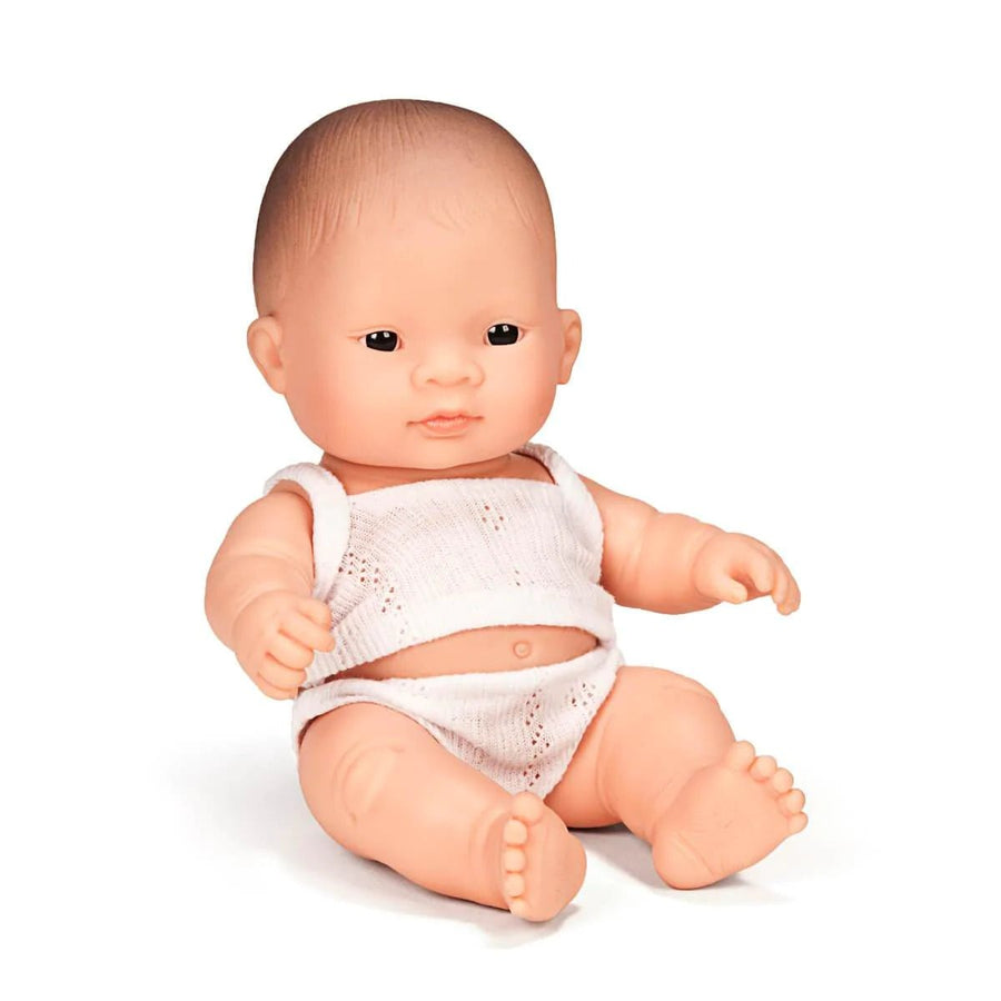 MINILAND-Poupée Bébé Fille Asiatique 21 Cm-Les Petits