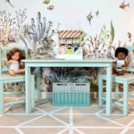 MINILAND - Poupée Bébé Fille Cheveux Bruns 38 Cm