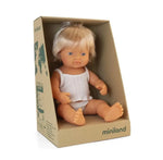 MINILAND - Poupée Bébé Fille Européenne 38 Cm