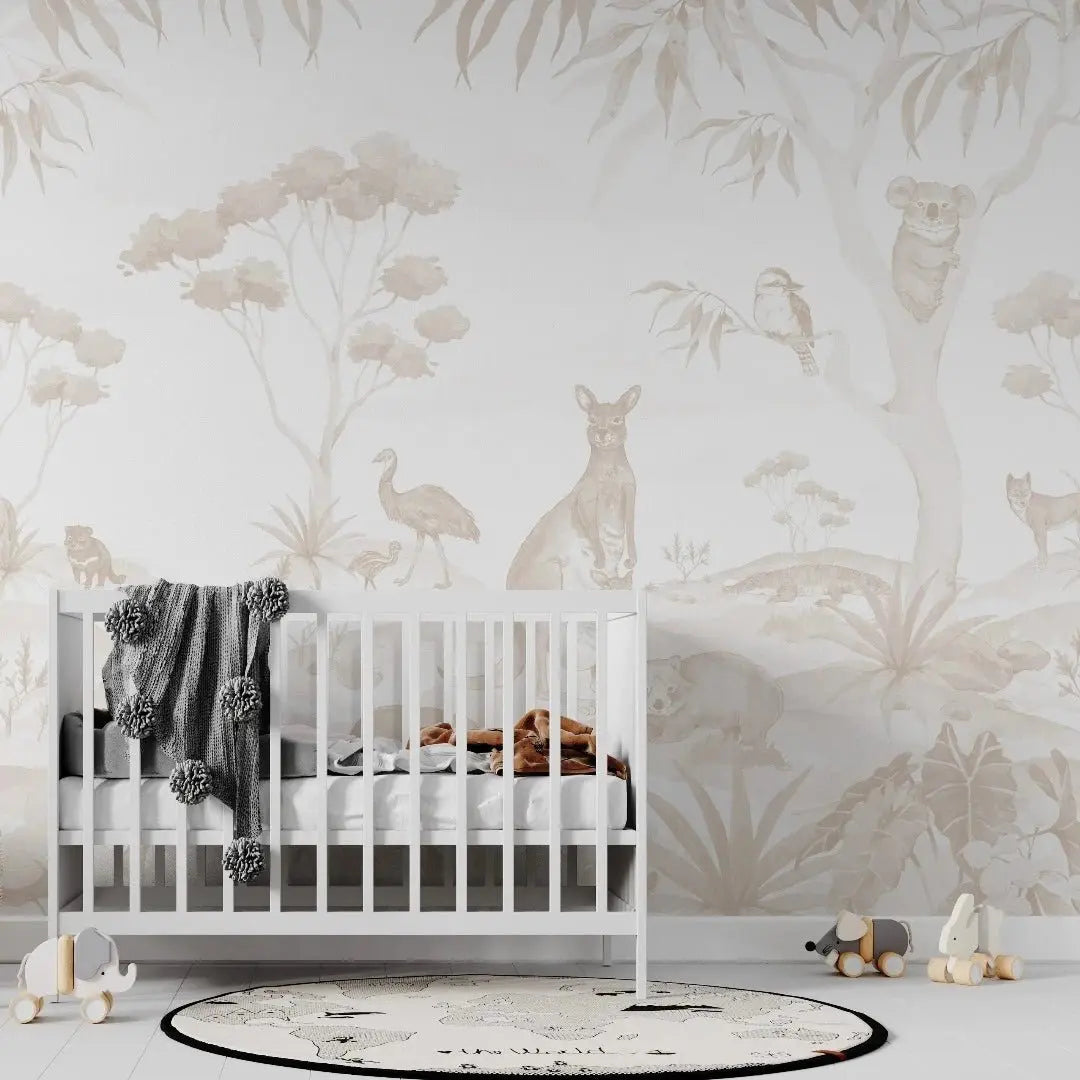 MUNKS & ME - Murale Papier Peint Animal Australien - Neutre