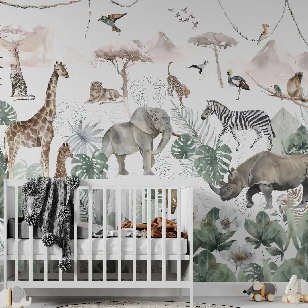 MUNKS & ME - Murale Papier Peint Jungle Paradisiaque