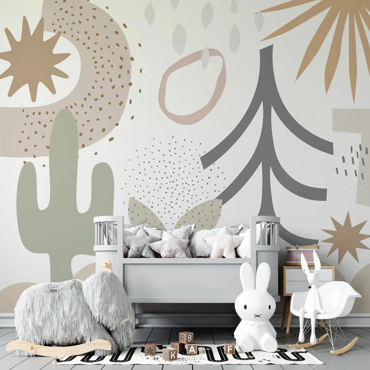 MUNKS & ME - Papier Peint Abstrait Audrey