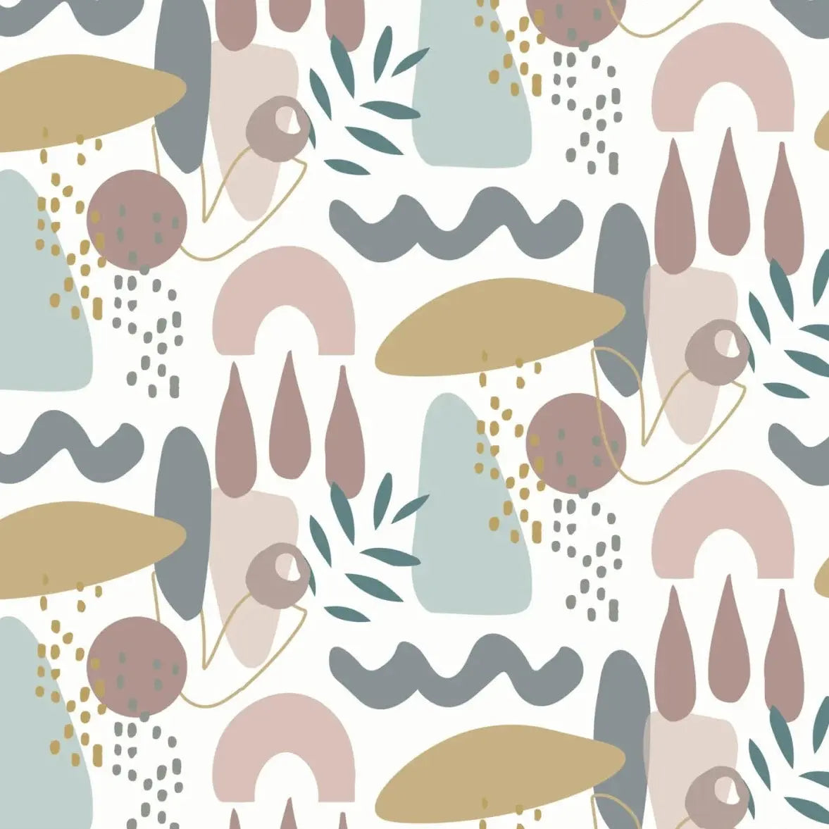 MUNKS & ME - Papier Peint Chambre Enfant à Motif Répété - Abstrait Stevie