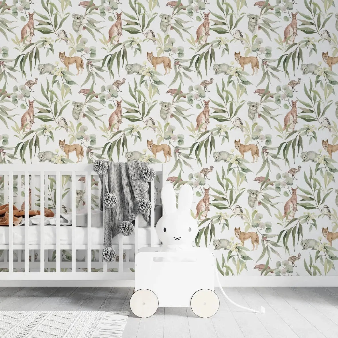 MUNKS & ME - Papier Peint Chambre Enfant à Motif Répété - Animal D'australie