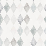 MUNKS & ME - Papier Peint Chambre Enfant à Motif Répété - Aquarelle Harlequin