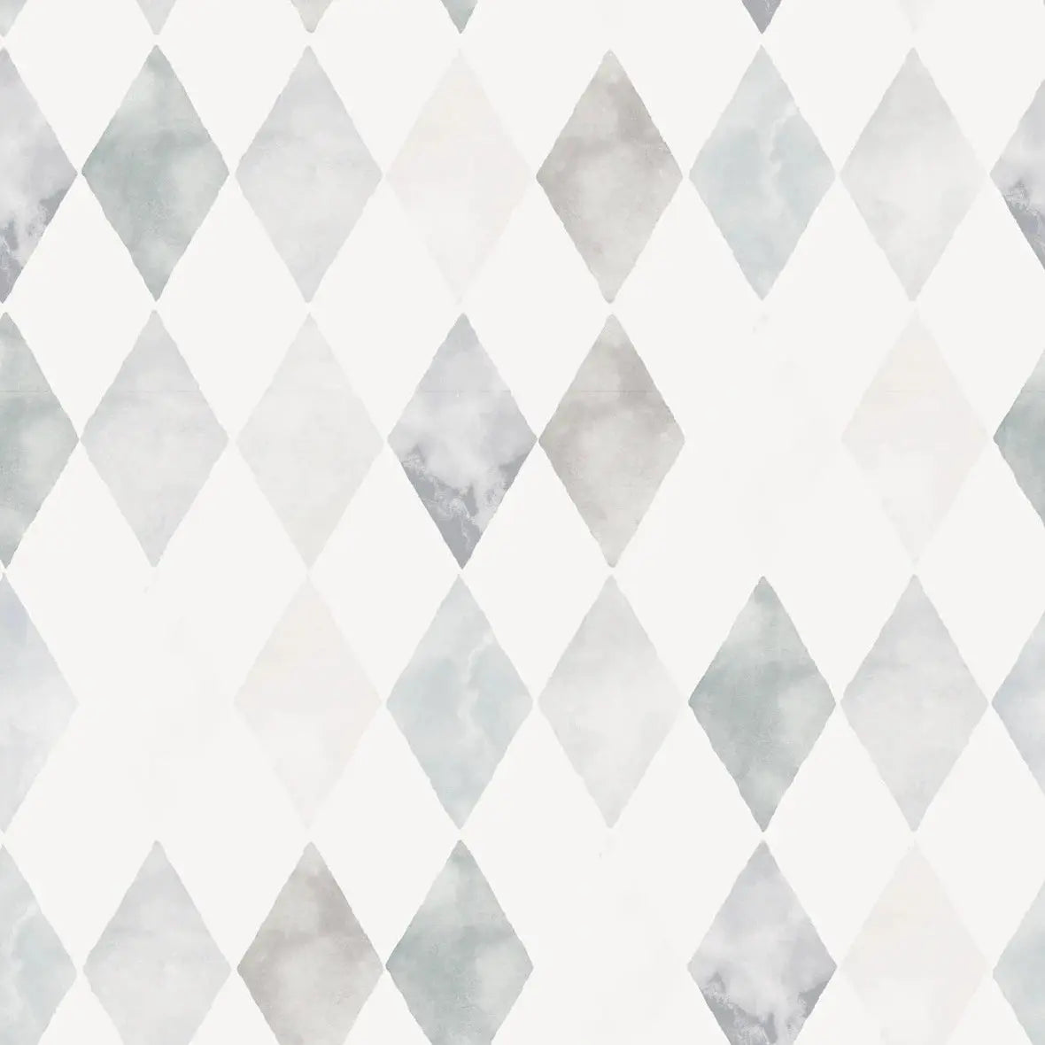 MUNKS & ME - Papier Peint Chambre Enfant à Motif Répété - Aquarelle Harlequin