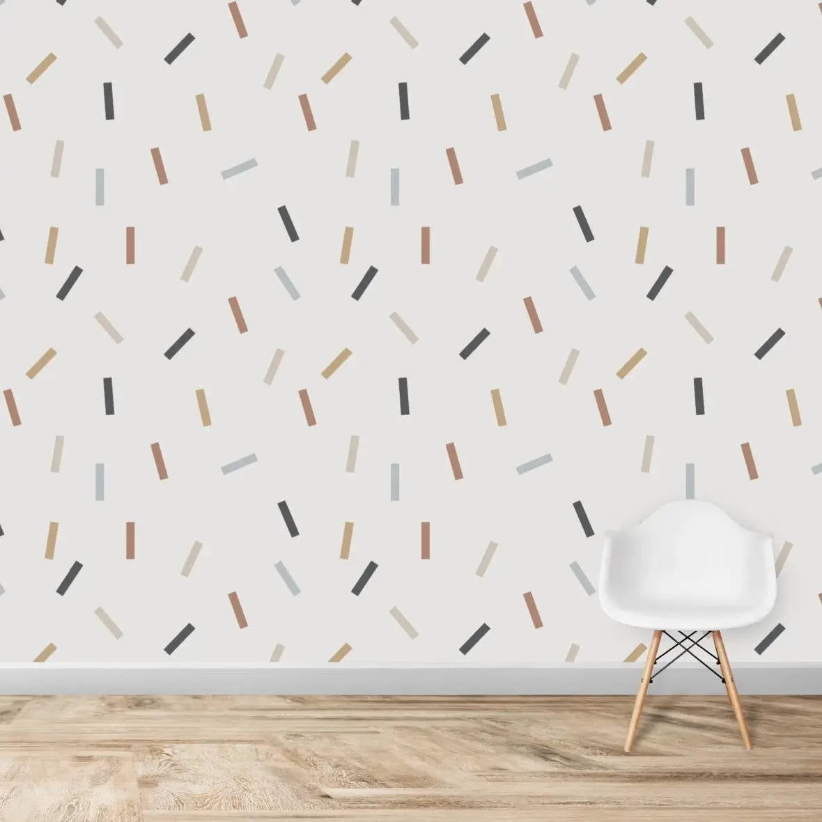 MUNKS & ME - Papier Peint Chambre Enfant à Motif Répété - Confettis