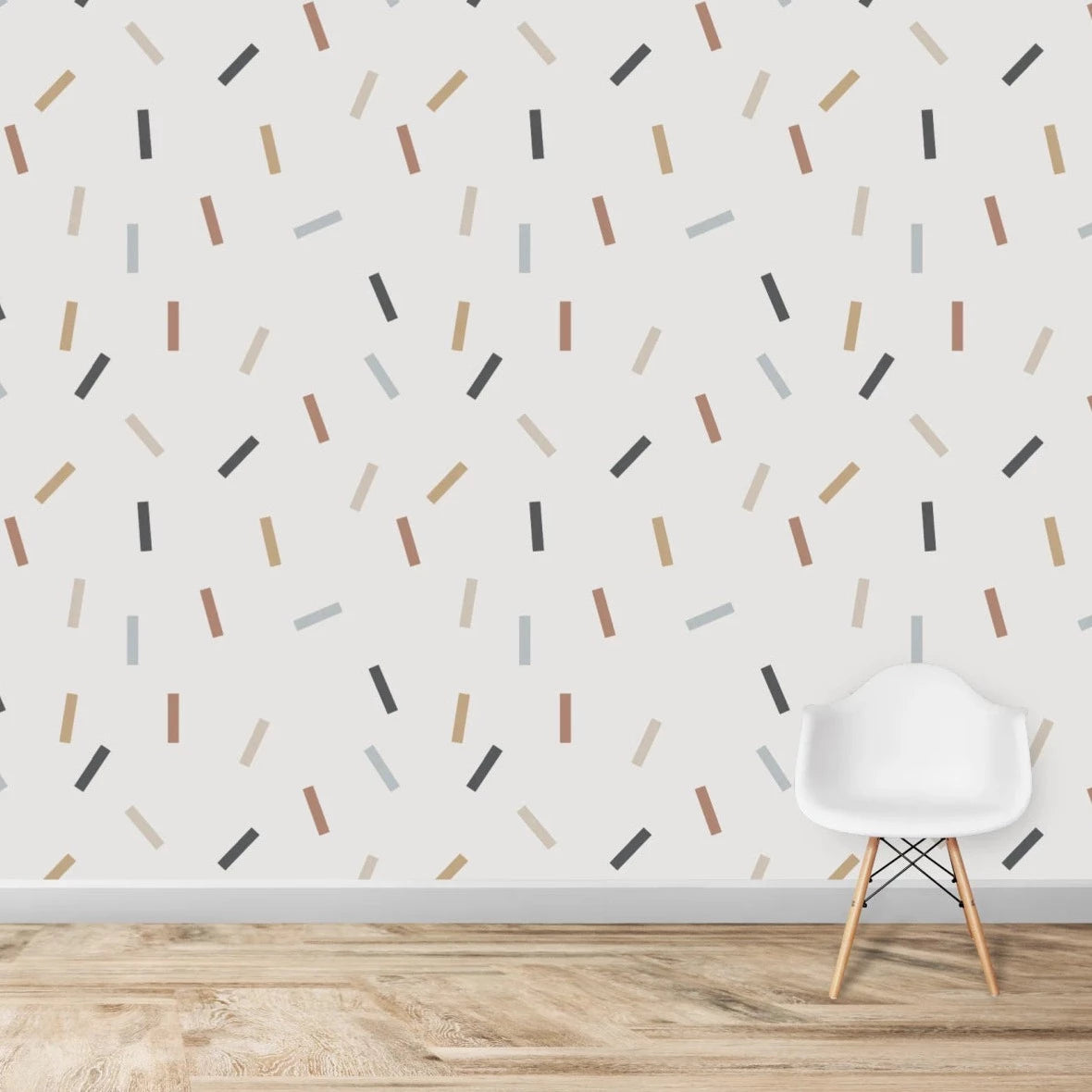 MUNKS & ME - Papier Peint Chambre Enfant à Motif Répété - Confettis