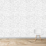 MUNKS & ME - Papier Peint Chambre Enfant à Motif Répété - Cora Spotty - Noir