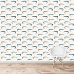 MUNKS & ME - Papier Peint Chambre Enfant à Motif Répété - Crocodile
