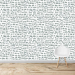 MUNKS & ME - Papier Peint Chambre Enfant à Motif Répété - Daphné Laisse Tomber - Bleu