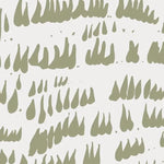 MUNKS & ME - Papier Peint Chambre Enfant à Motif Répété - Daphné Laisse Tomber - Olive