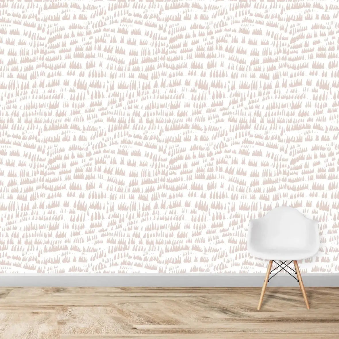 MUNKS & ME - Papier Peint Chambre Enfant à Motif Répété - Daphné Laisse Tomber - Rose