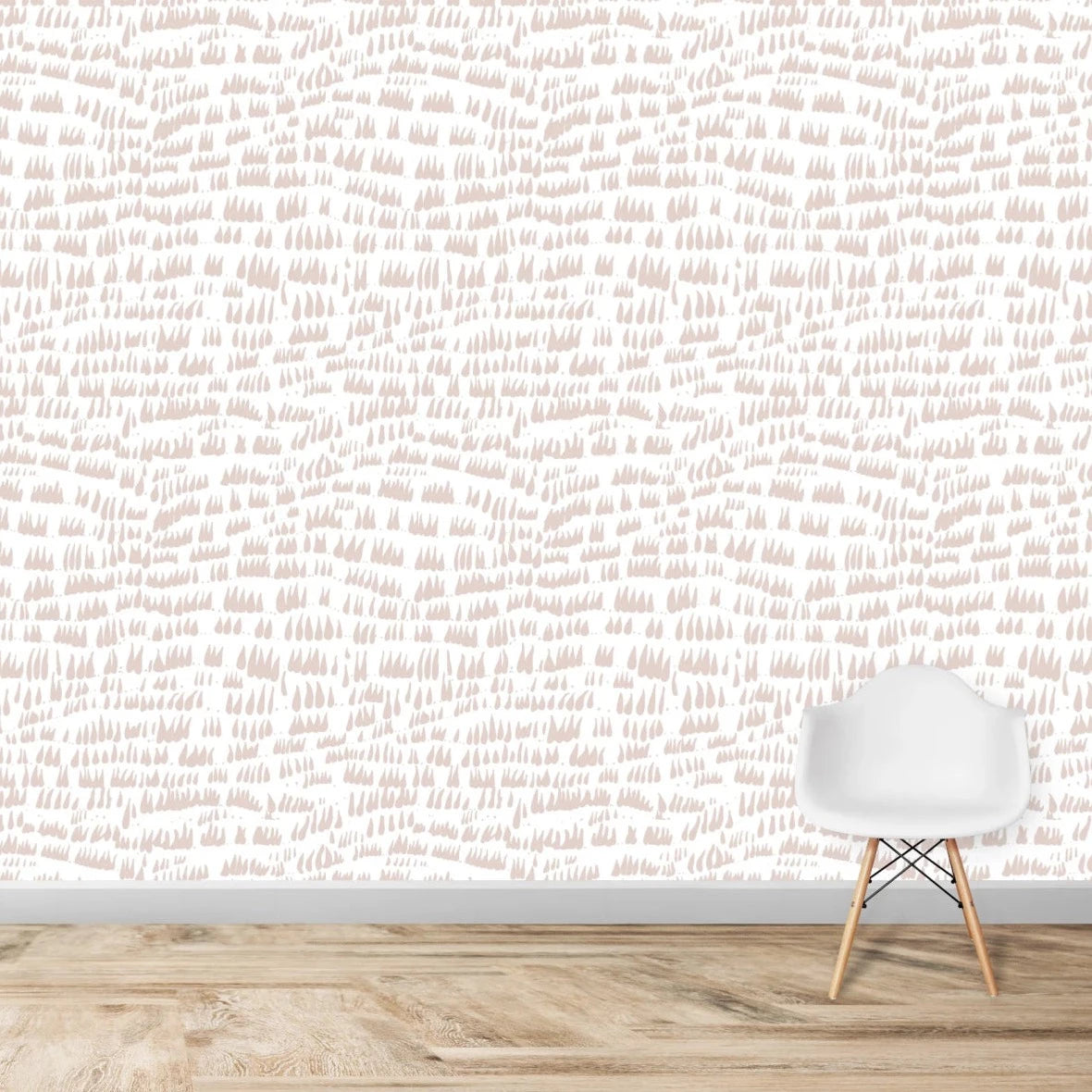 MUNKS & ME - Papier Peint Chambre Enfant à Motif Répété - Daphné Laisse Tomber - Rose
