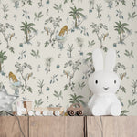 MUNKS & ME - Papier Peint Chambre Enfant à Motif Répété - De Tigre Tropical